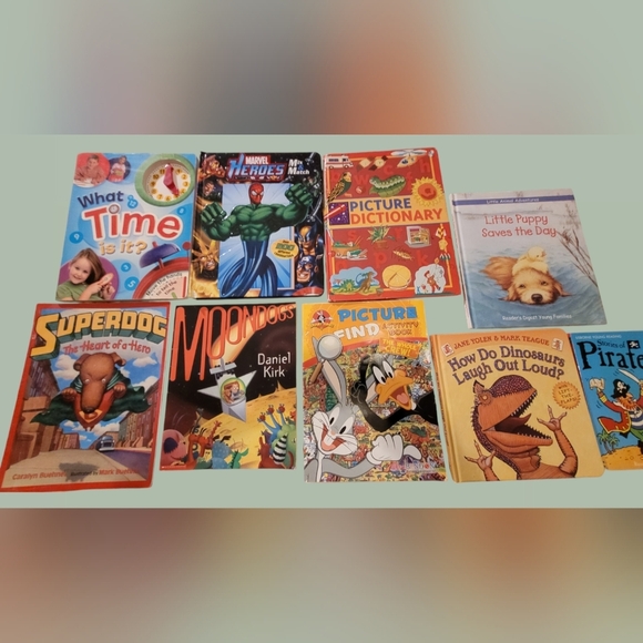 LOT OF 15 EARLY READER BOOKS ~ SCHOLASTIC ~ MARVEL ~ DINOSAURS ~ SOME BRAND NEW - Picture 2 of 9